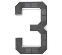 Solar House Numbers for Outside, LED Illuminated Address Sign,Waterproof Outdoor for House, Yard, Fence 3