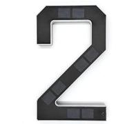 Solar House Numbers for Outside, LED Illuminated Address Sign,Waterproof Outdoor for House, Yard, Fence 2