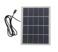 Solar Panel - Panneau Solaire 15W Pliable Compact 3,7V-5V | Chargeur Batterie Étanche Haute Efficacité | Accessoire Portable Pour Caméras Sécurité Téléphones Lampes Camping Jardin Durable