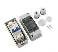 Solar Photovoltaïque Combiner Box DC Disjoncteur avec boîte de jonction IP65 2 broches pour modules PV M20 presse-étoupe 10A-40A DC12-500V(DC12-240V-40A)