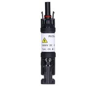 Solar PV Diode Connector Male Female IP67 Waterproof Panel Cable Diode Holder 1000V PPO Copper Inline Connector(30A)