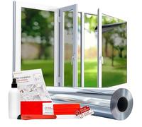 Solar Systems Film Solaire Fenêtre Extérieur 75x200 cm | Film PET auto-adhésif. Pour fenêtres & façades vitrées extérieures. Protection thermique, anti-UV & anti-regard.