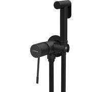 Solaria Mitigeur encastré pour bidet avec stop douche, rond, noir mat