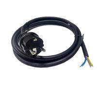 Solarsys® - 10m Cordon d'alimentation en Caoutchouc H07RN-F 3x1,5mm, Photovoltaïque AC Câble avec Prise Schuko (CEE 7/7) pour Micro-onduleur APsystems Hoymiles Deye Envertech(10M)