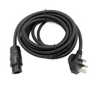 Solarsys® - Cordon d'alimentation AC avec Embouts UK et Connecteur Batteri BC01 Femelle pour Micro-onduleur Hoymiles,Deye, Envertech, NEP, Bosswerk et TSUN, 2m