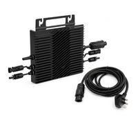 Solarsys - Kit Micro Onduleur 800W Double MPPT avec Câble AC 3 m BC01 vers Prise UK 13A, Compatible 2 Panneaux Solaires 300-550W, WiFi Monitoring, IP67, Système Photovoltaïque Balcon et Maison