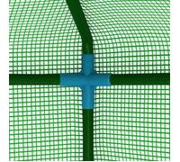 ""Solde 2026""Serre de jardin spacieuse,Cadre robuste Vert - Serre avec cadre en acier 0,5 m² 1x0,5x1,9 m 3.5 Kg 50146281