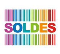 solde ambiance code barre - 15x10cm - Sticker/autocollant G