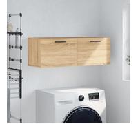 ""Solde d'automne""Armoire murale - RUIGOU - Placard Cuisine Mural chêne sonoma 100x36,5x35cm bois d'ingénierie LEM32146