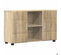SOLDE D'HIVER®Armoire de vitrine/Buffet bahut - KENNETH - Pour salon - Chêne Sonoma 88,5x30,5x55,5cm - Bois d'ingénierie - 657412