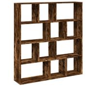 ""Soldes août 2026""Bibliothèque（1 PC) - Cabinet de Livre/Meuble Étagère - chêne fumé 132x29x141,5 cm - bois d'ingénierie - 3194fdn19m