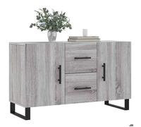 ""Soldes d’automne""Enfilade de rangement Gris - Buffet bas - Sonoma gris - 100x36x60cm - Bois d'ingénierie 673 645032314792