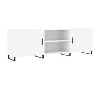 {Soldes d’été} - Blanc - Cabinet TV - blanc 150 x 30 x 50 cm - bois d'ingénierie - Table de Télévision EU812809531