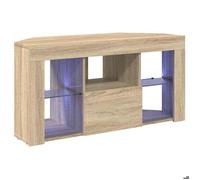 {Soldes d’été} - Gris - Cabinet TV - LED - d'Angle Chêne Sonoma 100 x 40 x 50 cm - Table de Télévision EU310296061