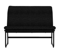 (SOLDES DEC)Banc/Banquette - Chaise de salon Noir 100x75x76 cm Tissu 01_2106104