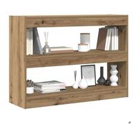 (SOLDES DEC)Bibliothèque - vidaXL - Meuble Étagère - support livres - chêne artisanal 100x30x72 cm Bois d'ingénierie 01_4099774