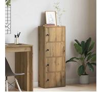 (SOLDES DEC)Bibliothèque - vidaXL - Meuble Étagère - support livres - chêne artisanal 40x24x102 cm bois d'ingénierie 01_2866516