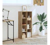 (SOLDES DEC)Bibliothèque - vidaXL - Meuble Étagère - support livres - chêne artisanal 50x25x105 cm bois d'ingénierie 01_9944667