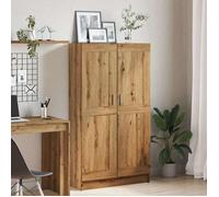 (SOLDES DEC)Bibliothèque - vidaXL - Meuble Étagère - support livres - chêne artisanal 82,5x30,5x150 cm bois d'ingénierie 01_4047111