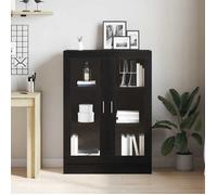 (SOLDES DEC)Bibliothèque - vidaXL - Meuble Étagère - support livres - chêne noir 82,5x30,5x115 cm bois d'ingénierie 01_5817468