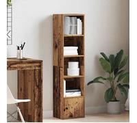 (SOLDES DEC)Bibliothèque - vidaXL - Meuble Étagère - support livres - vieux bois 31x24x127 cm bois d'ingénierie 01_2402772