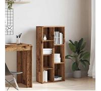 (SOLDES DEC)Bibliothèque - vidaXL - Meuble Étagère - support livres - vieux bois 50x25x104 cm 01_9667101
