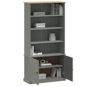 (SOLDES DEC)Bibliothèque - vidaXL - Meuble Étagère - support livres - VIGO gris 85x35x170 cm bois massif de pin 01_4101620