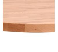 (SOLDES DEC)Dessus DE Meuble - vidaXL - Structure robuste - Plateau de table Ø40x1,5 cm rond bois massif de hêtre 01_4967524