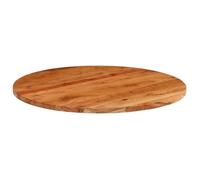 (SOLDES DEC)Dessus DE Meuble - vidaXL - Structure robuste - Plateau de table Ø70x3,8 cm rond bois massif d'acacia 01_6560037