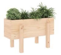 （SOLDES DEC)Jardinière 62x30x38 cm bois massif de pin - Jardinier durable/Jardinière bac design chic FR_8801722