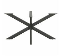 (SOLDES DEC)Support DE Meuble - vidaXL - Structure robuste - Pied de table à manger en forme d'araignée, anthracite, 150x78x(72-73)
