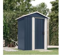 ""Soldes d'été 2025"" Abri de stockage pour jardin - CLOUD - Outil de jardinage - Anthracite 126x97,5x177 cm Acier galvanisé LL325
