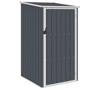 ""Soldes d'été 2025"" Abri de stockage pour jardin - CLOUD - Outil de jardinage - Anthracite 87x98x159 cm Acier galvanisé LL79