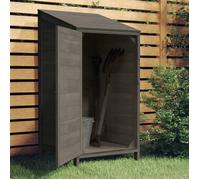 ""Soldes d'été 2025"" Remise de jardin - CLOUD - Abri de jardin - Anthracite 55x52x112 cm Bois de sapin solide LL347
