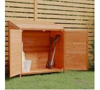 ""Soldes d'été 2025"" Remise de jardin - CLOUD - Abri de jardin - Marron 102x52x112 cm Bois de sapin solide LL343