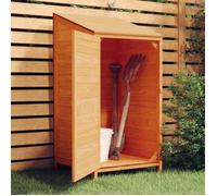 ""Soldes d'été 2025"" Remise de jardin - CLOUD - Abri de jardin - Marron 55x52x112 cm Bois de sapin solide LL350