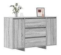 SOLDES D'HIVER®Buffet bahut Placard de rangement - Gris Buffet - Gris Sonoma - 120 x 41 x 75 cm - bois d'ingénierie - 63056