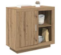 SOLDES D'HIVER®Buffet bahut Placard de rangement - Marron Buffet - chêne artisanal - 80 x 40 x 75 cm - bois d'ingénierie - 17777