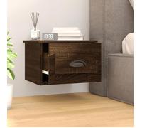 SOLDES D'HIVER®Table de nuit 1 PCS - Brun Table de chevet murale - Chêne marron - 41 5x36x28 cm - 68941