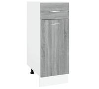 ""Soldes Flottants""Armoire à tiroirs 1 PCS - Cabinet/Meuble bas de cuisine - inférieure ""Lyon"" Gris Sonoma 30x46x81,5cm Bois d'ingéni