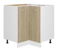 ""Soldes Flottants""Armoire d'angle pour cuisine 1 PCS - Cabinet/Meuble bas de cuisine - ""Lyon"" Chêne Sonoma 75,5x75,5x81,5cm Bois d'i