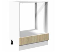 ""Soldes Flottants""Armoire de four 1 PCS - Cabinet/Meuble bas de cuisine - Chêne sonoma 60x46x81,5cm Aggloméré 7881222