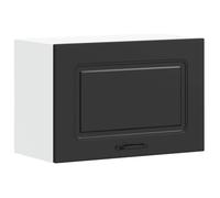""Soldes Flottants""Armoire murale de cuisine/Armoire Flottante 1 PC - Cabinet de cuisine - Kalmar noir bois d'ingénierie 9885867