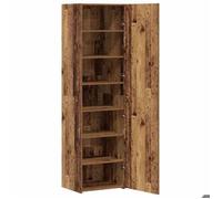 ""Soldes Flottants""Haut Armoire - SHIELD - grand stockage - Buffet de salon - 2 pcs Bois ancien 50x42,5x185cm 692078