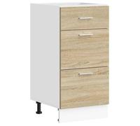 ""Soldes Flottants""Support pour cuisine 1 PCS - Cabinet/Meuble bas de cuisine - ""Lyon"" Chêne Sonoma 40x46x81,5cm Bois d'ingénierie 79