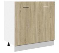 ""Soldes Flottants""Support pour cuisine 1 PCS - Cabinet/Meuble bas de cuisine - ""Lyon"" Chêne Sonoma 80x46x81,5cm Bois d'ingénierie 15