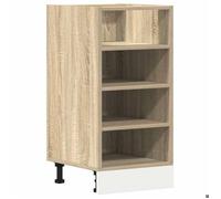 ""Soldes Flottants""Support pour cuisine 1 PCS - Cabinet/Meuble bas de cuisine - ""Riga"" Chêne Sonoma 40 x 44,5 x 81,5 cm Bois d'ingéni