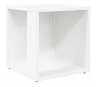 ""Soldes Flottants""Table d'appoint - SHIELD, Bout de Canape 1 PC,pour salon, Blanc 33x33x34,5cm Aggloméré A503883