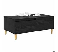 (SOLDES Janvier）Table basse - Petite table Centre - Table latérale - Chêne noir 90 x 50 x 26,5 cm Bois d'ingénierie 03_62970550