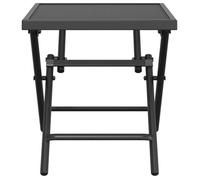 ""Soldes Moment""Table de repas(1 pc) - YUYUE - Table de jardin - Montage Facile - pliable anthracite 38x38x38cm Treillis d'acier M0_7